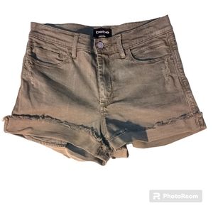 BEBE‎ Jean Shorts Dusty Olive Green SKUK051